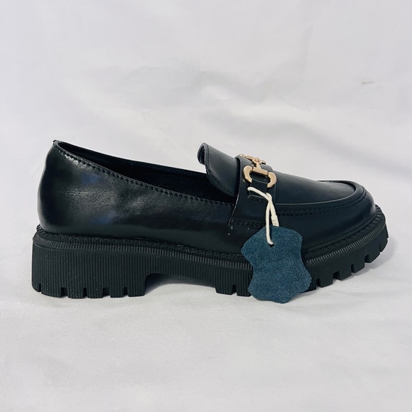 ZHR Women's Chunky Loafers with Buckle Chains size 39 - Picture 6 of 7